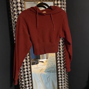 Cropped Hoodie with SHOULDER PADS!!!